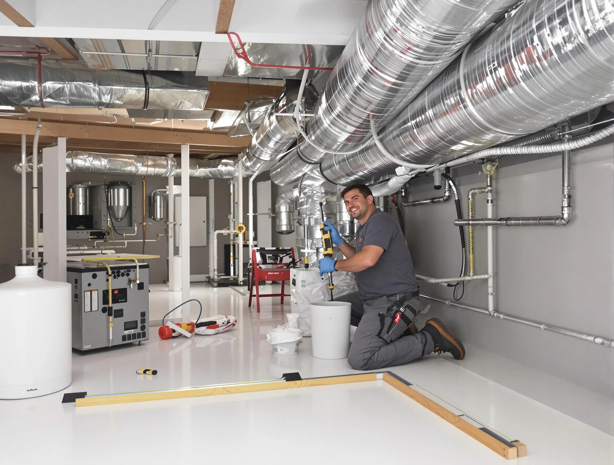 Professional duct sealing service by Menifee Air Duct Cleaning in Menifee